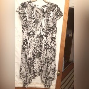 - All Saints uneven hem dress Sz 10